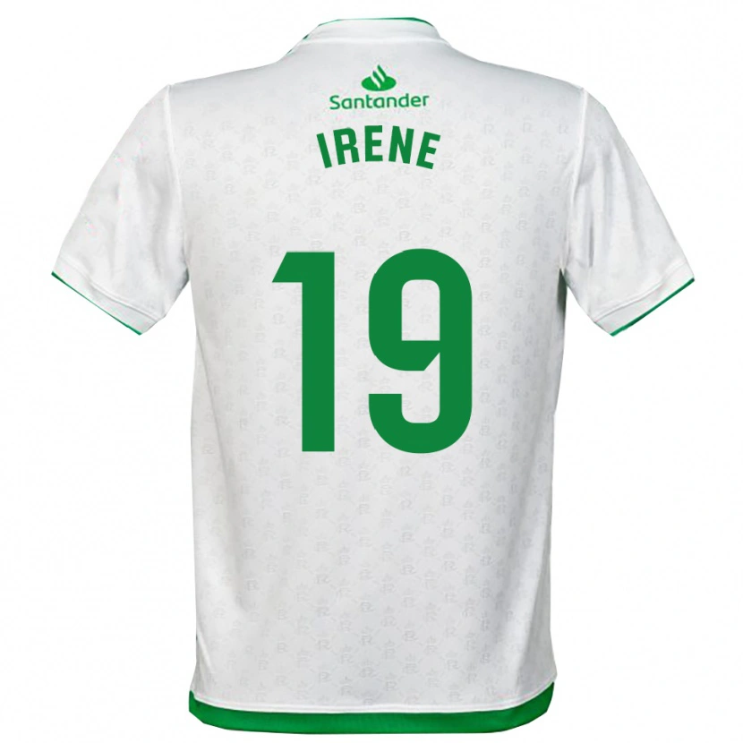 Danxen Hombre Camiseta Irene Canal Gómez #19 Verde Blanco 1ª Equipación 2025/26 La Camisa México