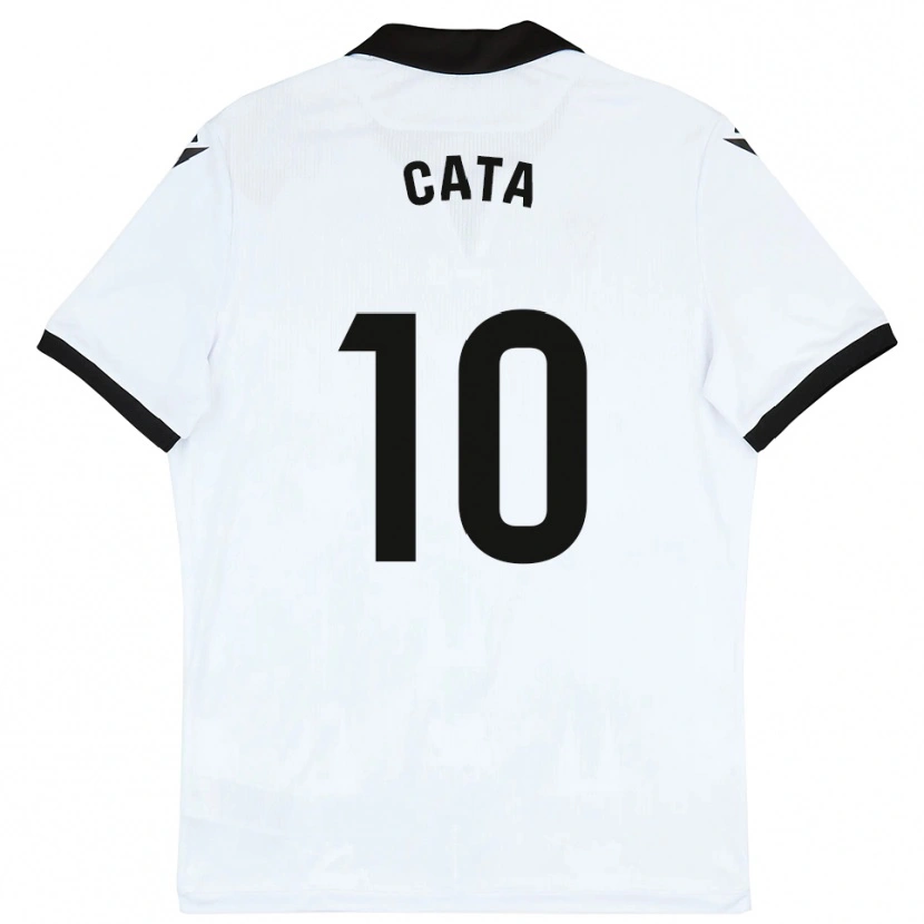 Danxen Hombre Camiseta Catalina Roselló #10 Blanco Negro 1ª Equipación 2025/26 La Camisa México