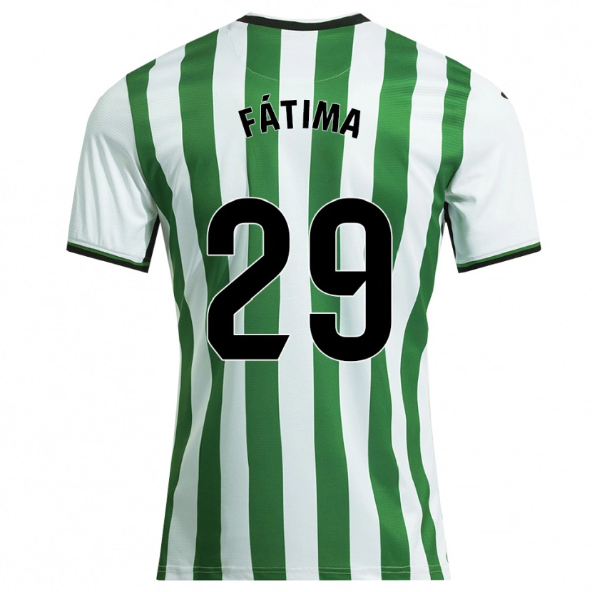Danxen Hombre Camiseta Fátima Muñoz Marín #29 Blanco Verde 1ª Equipación 2025/26 La Camisa México