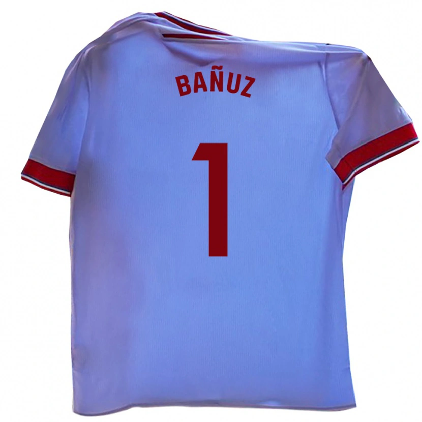 Danxen Hombre Camiseta Miguel Bañuz #1 Blanco Rojo 1ª Equipación 2025/26 La Camisa México