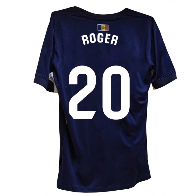 Danxen Hombre Camiseta Roger #20 Azul Marino Blanco 1ª Equipación 2025/26 La Camisa México