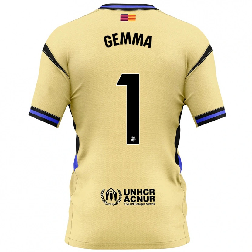 Danxen Hombre Camiseta Gemma Font #1 Amarillo Negro 2ª Equipación 2025/26 La Camisa México