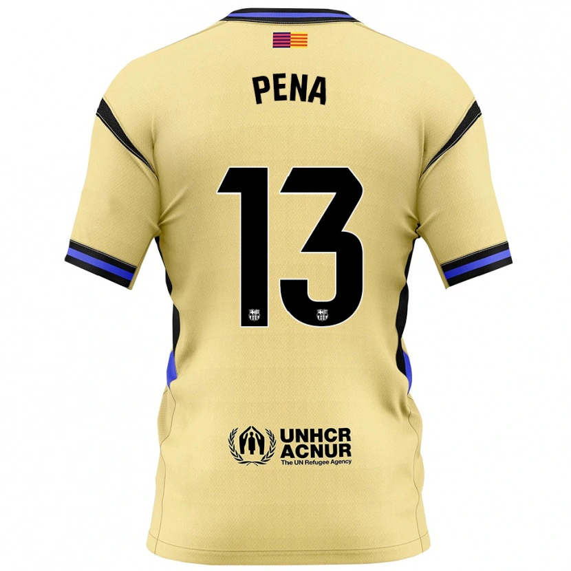 Danxen Hombre Camiseta Iñaki Peña #13 Amarillo Negro 2ª Equipación 2025/26 La Camisa México