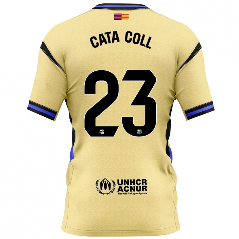 Danxen Hombre Camiseta Cata Coll #23 Amarillo Negro 2ª Equipación 2025/26 La Camisa México
