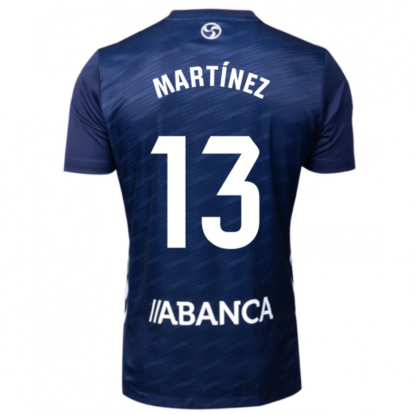 Danxen Hombre Camiseta Naiara Martínez #13 Azul Marino Blanco 2ª Equipación 2025/26 La Camisa México