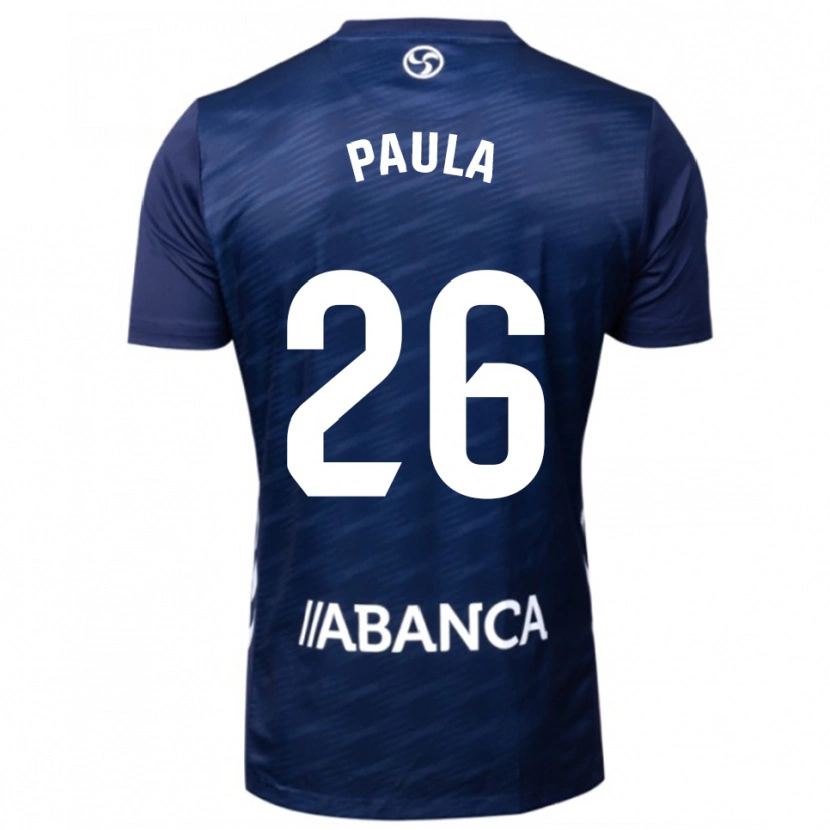 Danxen Hombre Camiseta Paula Rodríguez #26 Azul Marino Blanco 2ª Equipación 2025/26 La Camisa México