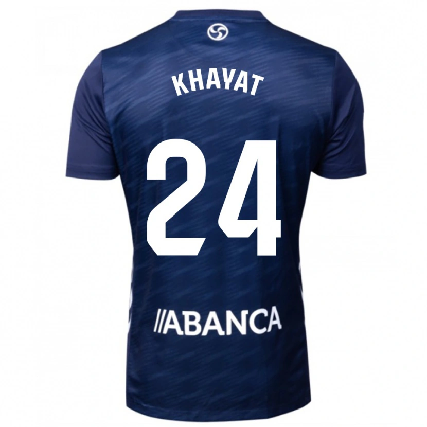 Danxen Hombre Camiseta Anthony Khayat #24 Azul Marino Blanco 2ª Equipación 2025/26 La Camisa México