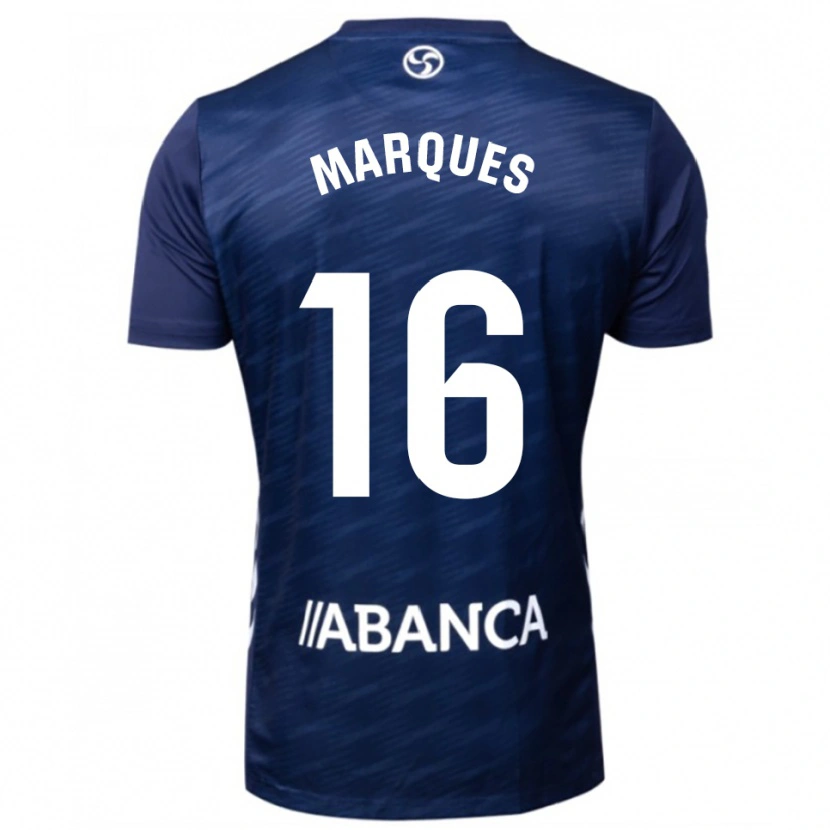 Danxen Hombre Camiseta Jailson Marques Siqueira #16 Azul Marino Blanco 2ª Equipación 2025/26 La Camisa México