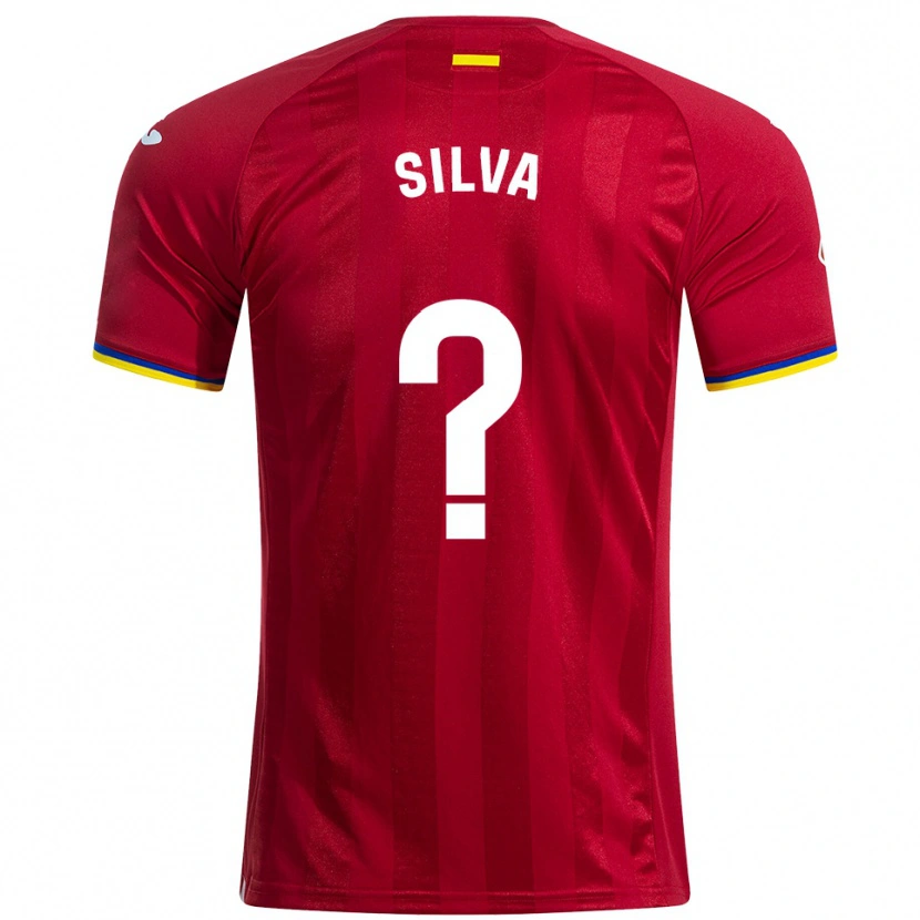 Danxen Hombre Camiseta Jonathan Silva #0 Rojo Amarillo Azul 2ª Equipación 2025/26 La Camisa México