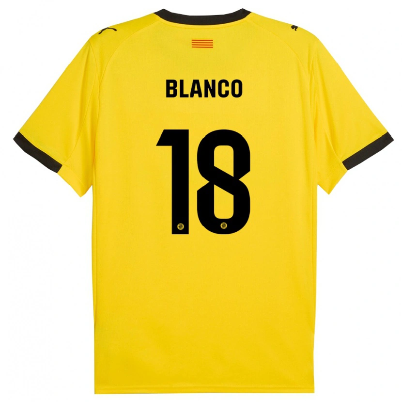 Danxen Hombre Camiseta Aaron Blanco #18 Amarillo Negro 2ª Equipación 2025/26 La Camisa México