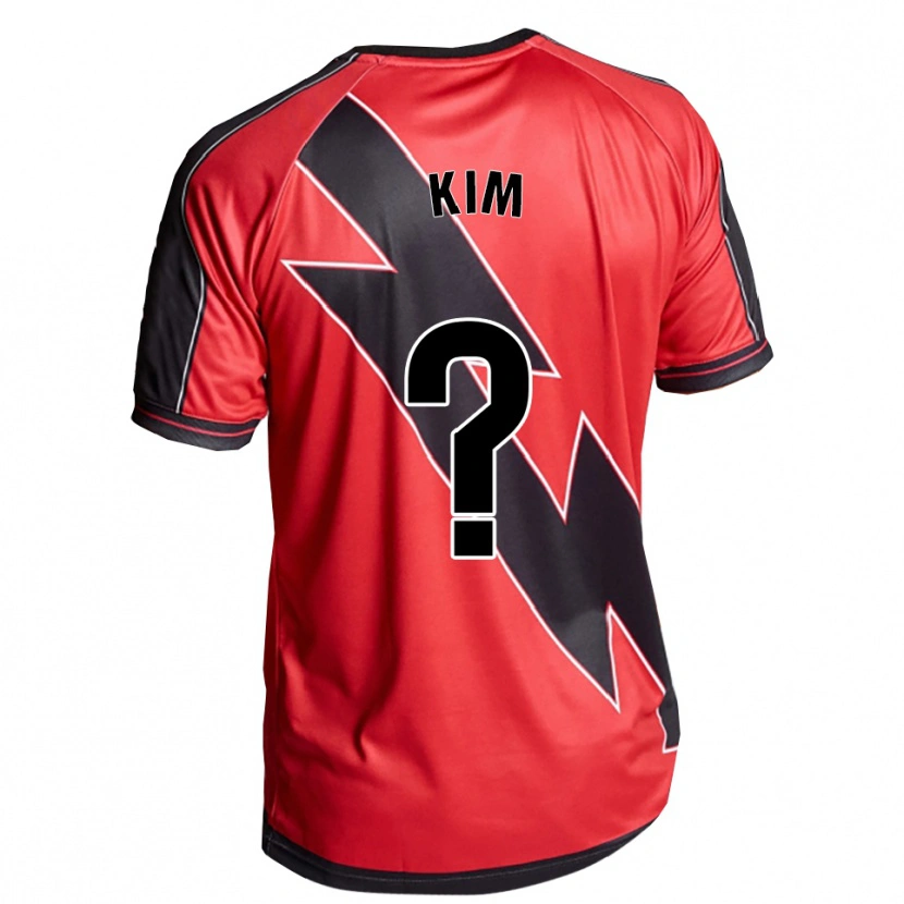 Danxen Hombre Camiseta Nathaniel Kim #0 Rojo Negro 2ª Equipación 2025/26 La Camisa México