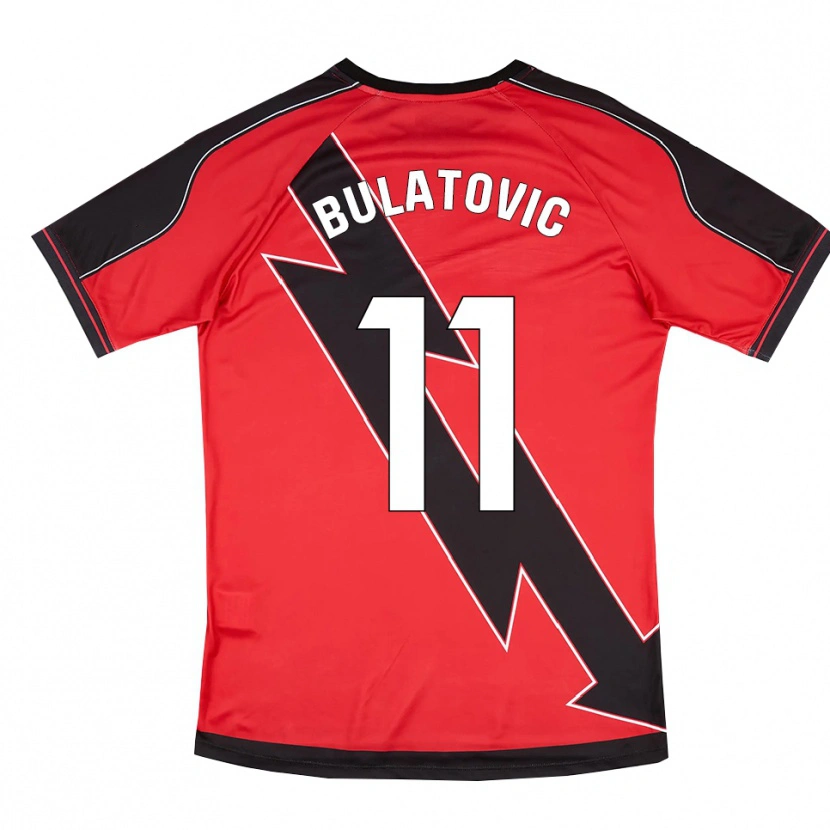 Danxen Hombre Camiseta Slađana Bulatović #11 Rojo Negro 2ª Equipación 2025/26 La Camisa México