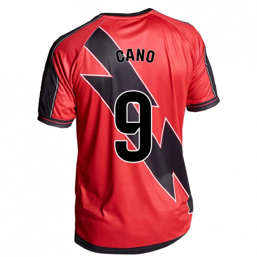 Danxen Hombre Camiseta Joselu Cano #9 Rojo Negro 2ª Equipación 2025/26 La Camisa México