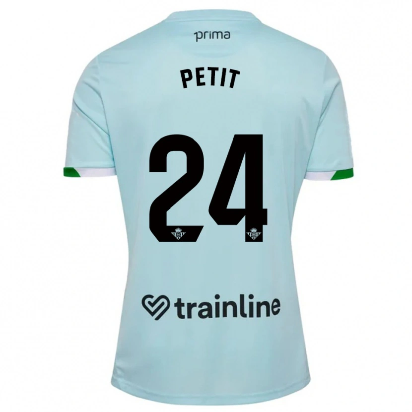 Danxen Hombre Camiseta Gonzalo Petit #24 Celeste Verde 2ª Equipación 2025/26 La Camisa México