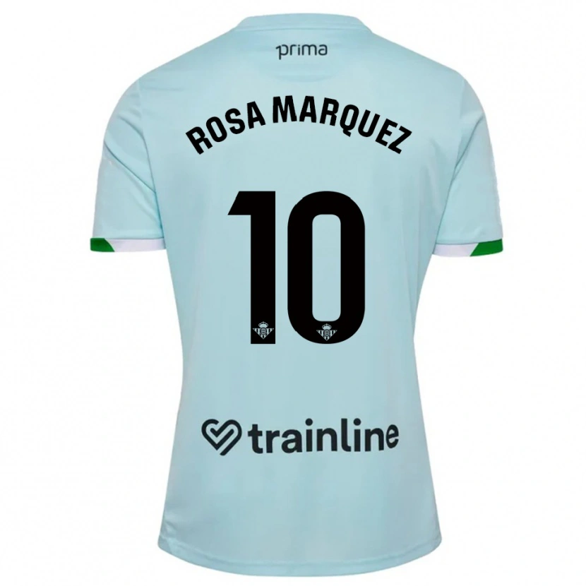 Danxen Hombre Camiseta Rosa Márquez Baena #10 Celeste Verde 2ª Equipación 2025/26 La Camisa México