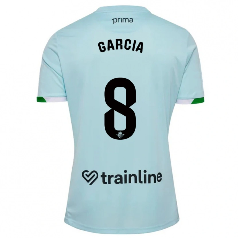 Danxen Hombre Camiseta Naima García #8 Celeste Verde 2ª Equipación 2025/26 La Camisa México