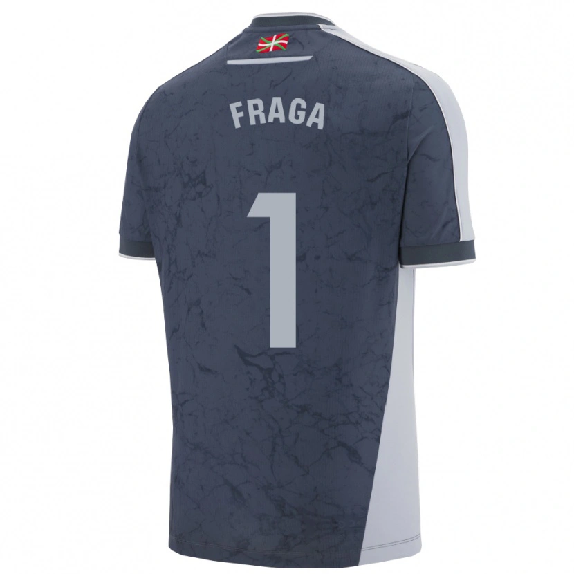 Danxen Hombre Camiseta Aitor Fraga #1 Azul Oscuro Blanco 2ª Equipación 2025/26 La Camisa México