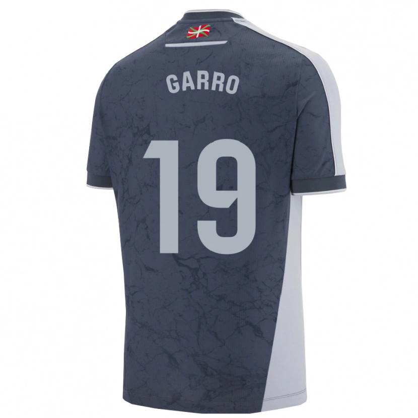 Danxen Hombre Camiseta Jon Garro #19 Azul Oscuro Blanco 2ª Equipación 2025/26 La Camisa México