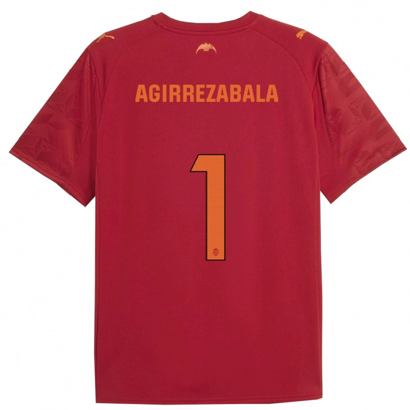 Danxen Hombre Camiseta Julen Agirrezabala #1 Rojo Naranja 2ª Equipación 2025/26 La Camisa México