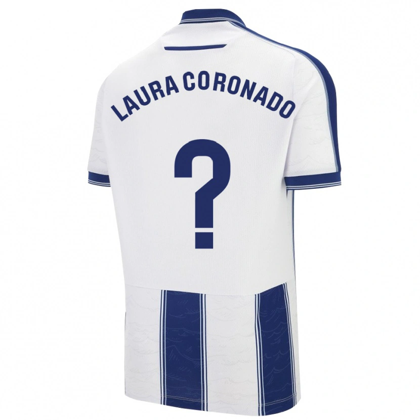 Danxen Hombre Camiseta Laura Coronado Vilchez #0 Azul Marino Blanco 2ª Equipación 2025/26 La Camisa México