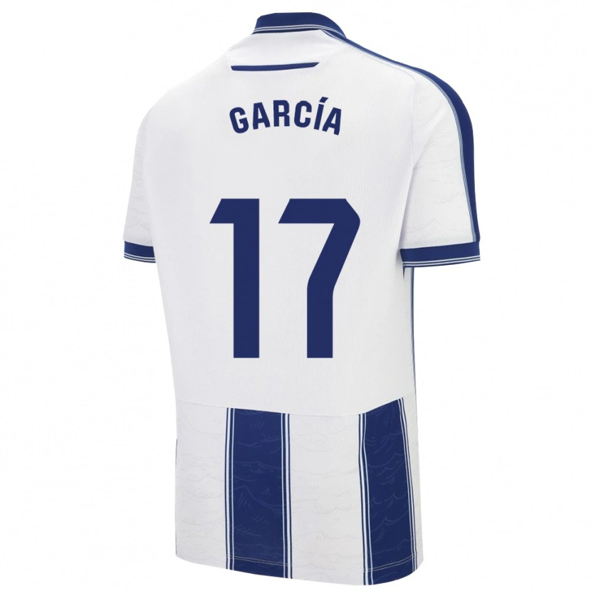 Danxen Hombre Camiseta Víctor García #17 Azul Marino Blanco 2ª Equipación 2025/26 La Camisa México