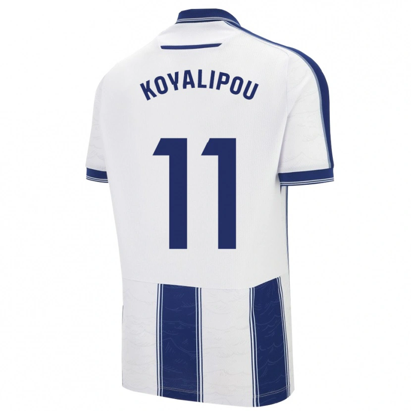 Danxen Hombre Camiseta Goduine Koyalipou #11 Azul Marino Blanco 2ª Equipación 2025/26 La Camisa México