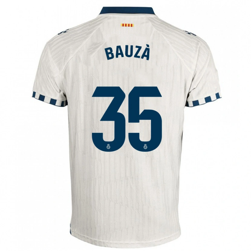 Danxen Hombre Camiseta Rafel Bauzà #35 Blanco Azul 2ª Equipación 2025/26 La Camisa México