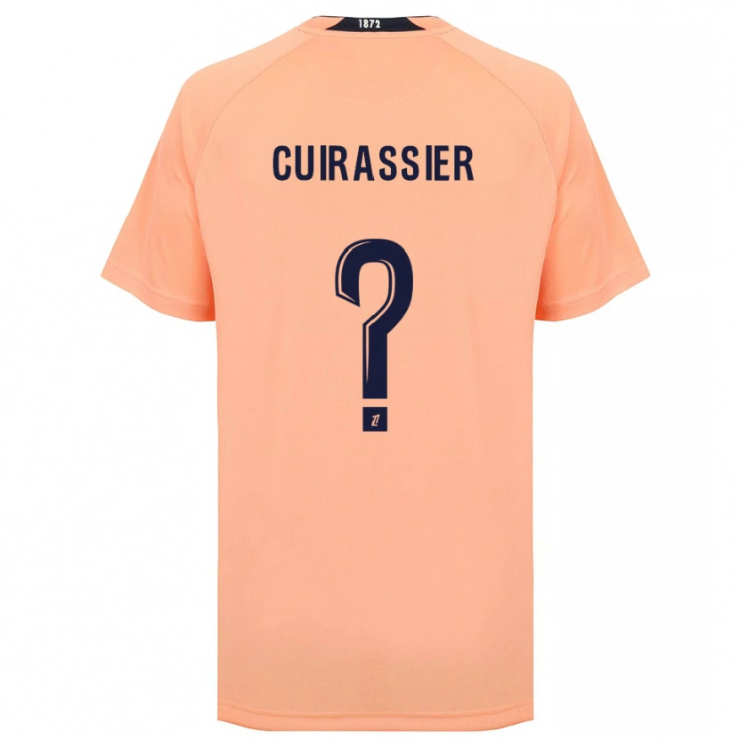 Danxen Hombre Camiseta Matthieu Cuirassier #0 Naranja Azul Marino 2ª Equipación 2025/26 La Camisa México