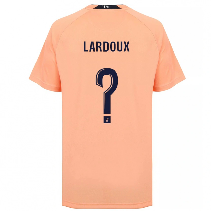 Danxen Hombre Camiseta Raphaël Lardoux #0 Naranja Azul Marino 2ª Equipación 2025/26 La Camisa México