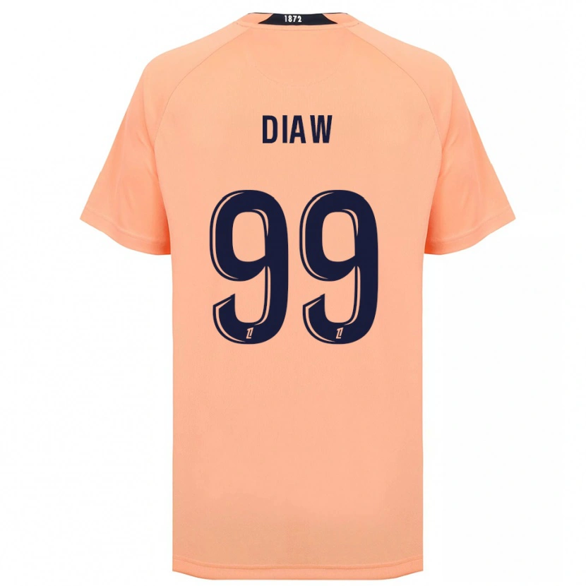 Danxen Hombre Camiseta Mory Diaw #99 Naranja Azul Marino 2ª Equipación 2025/26 La Camisa México