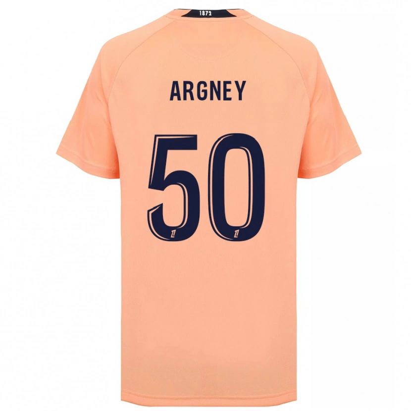 Danxen Hombre Camiseta Paul Argney #50 Naranja Azul Marino 2ª Equipación 2025/26 La Camisa México