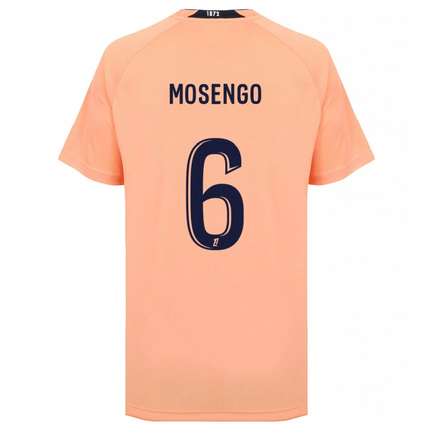 Danxen Hombre Camiseta Daren Mosengo #6 Naranja Azul Marino 2ª Equipación 2025/26 La Camisa México