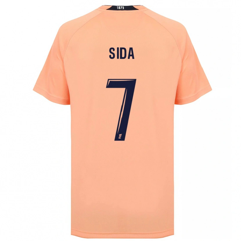 Danxen Hombre Camiseta Benoît Sida #7 Naranja Azul Marino 2ª Equipación 2025/26 La Camisa México