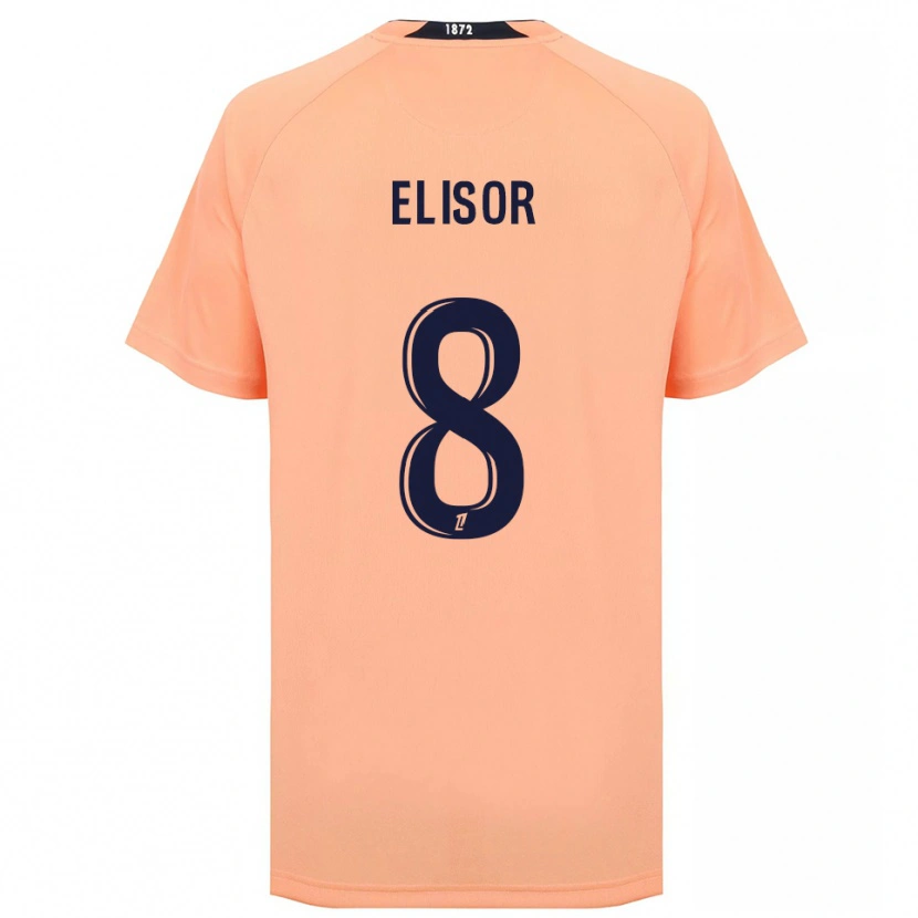 Danxen Hombre Camiseta Salomé Elisor #8 Naranja Azul Marino 2ª Equipación 2025/26 La Camisa México