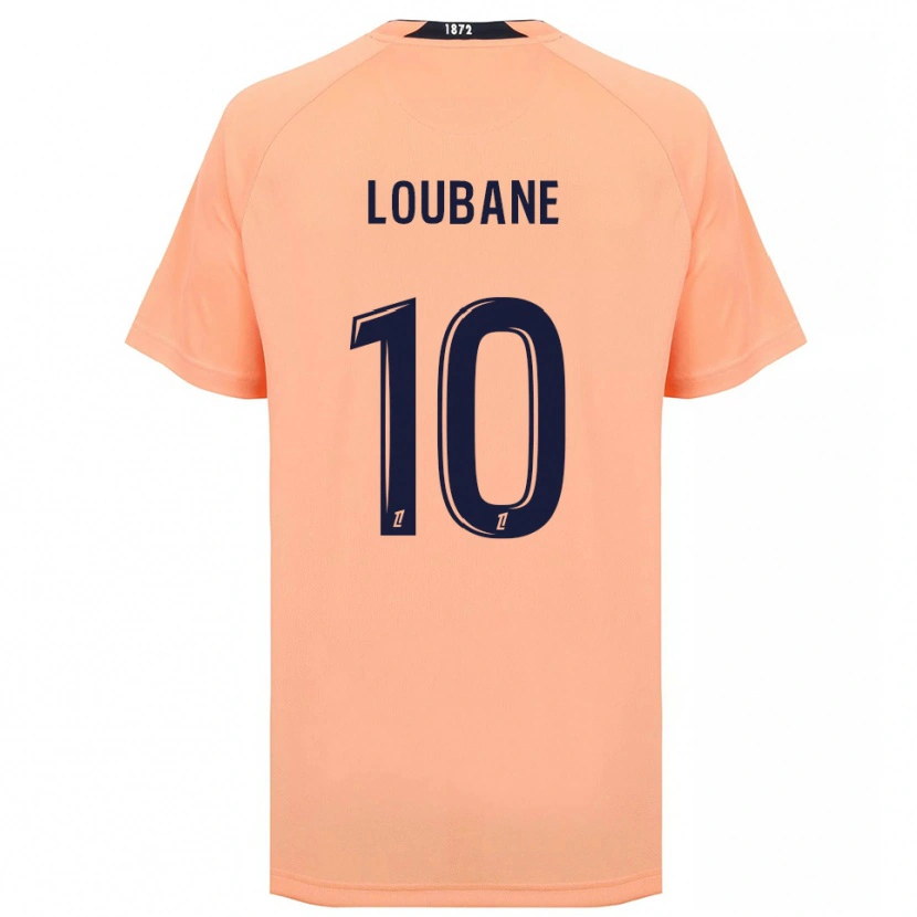 Danxen Hombre Camiseta Yassine Loubane #10 Naranja Azul Marino 2ª Equipación 2025/26 La Camisa México