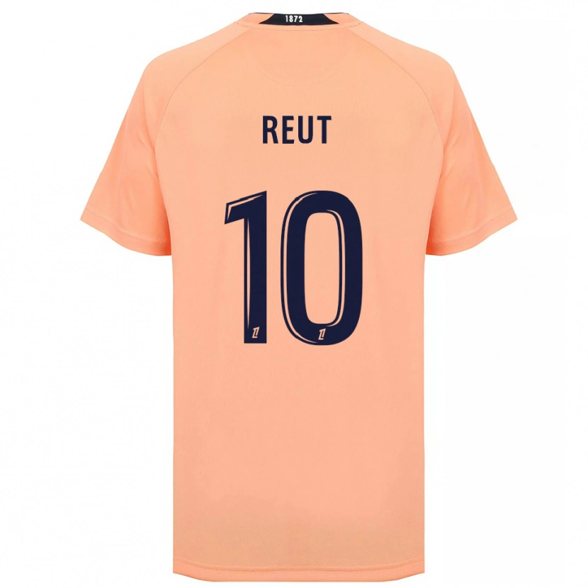 Danxen Hombre Camiseta Nicolas Reut #10 Naranja Azul Marino 2ª Equipación 2025/26 La Camisa México