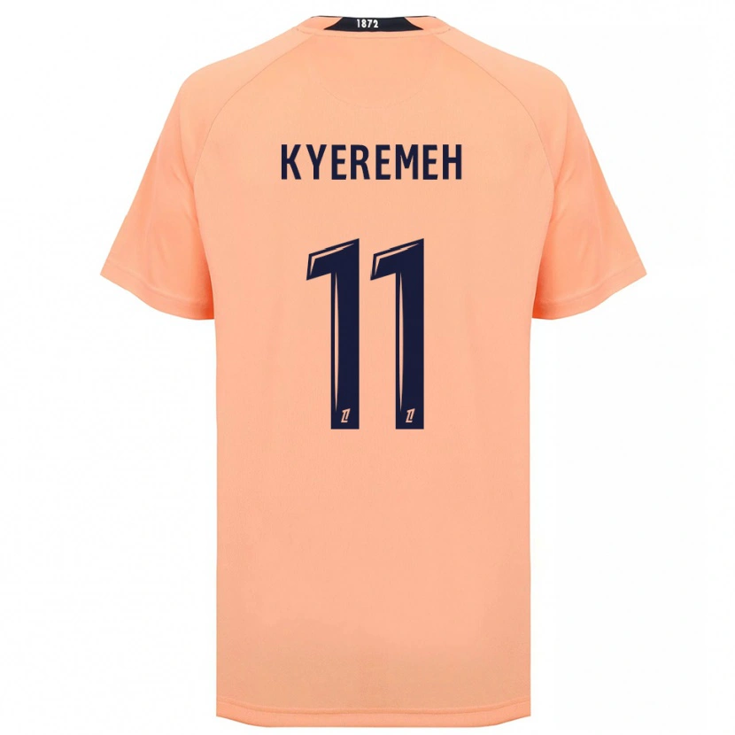 Danxen Hombre Camiseta Godson Kyeremeh #11 Naranja Azul Marino 2ª Equipación 2025/26 La Camisa México