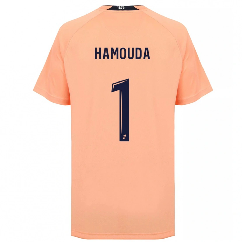 Danxen Hombre Camiseta Adel Hamouda #1 Naranja Azul Marino 2ª Equipación 2025/26 La Camisa México
