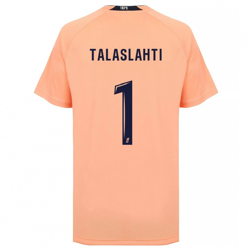 Danxen Hombre Camiseta Katriina Talaslahti #1 Naranja Azul Marino 2ª Equipación 2025/26 La Camisa México