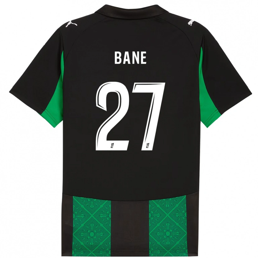Danxen Hombre Camiseta Sidi Bane #27 Negro Verde 2ª Equipación 2025/26 La Camisa México