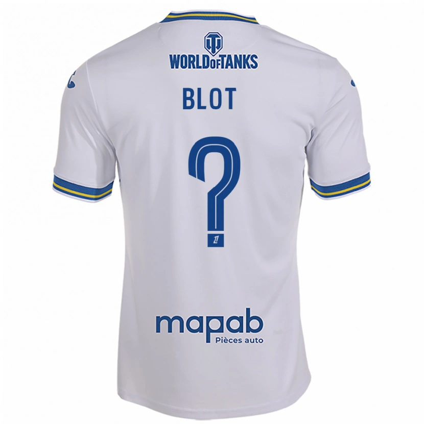 Danxen Hombre Camiseta Enzo Blot #0 Blanco Celeste 2ª Equipación 2025/26 La Camisa México