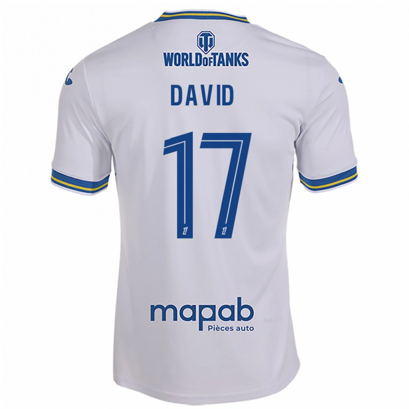 Danxen Hombre Camiseta Dune David #17 Blanco Celeste 2ª Equipación 2025/26 La Camisa México