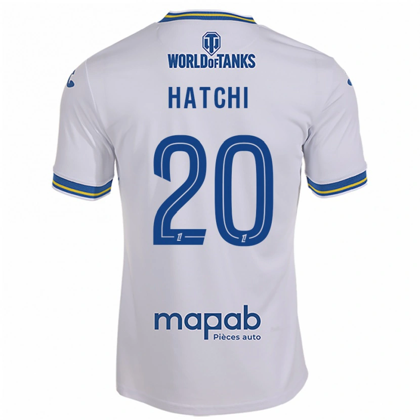 Danxen Hombre Camiseta Jérémy Hatchi #20 Blanco Celeste 2ª Equipación 2025/26 La Camisa México