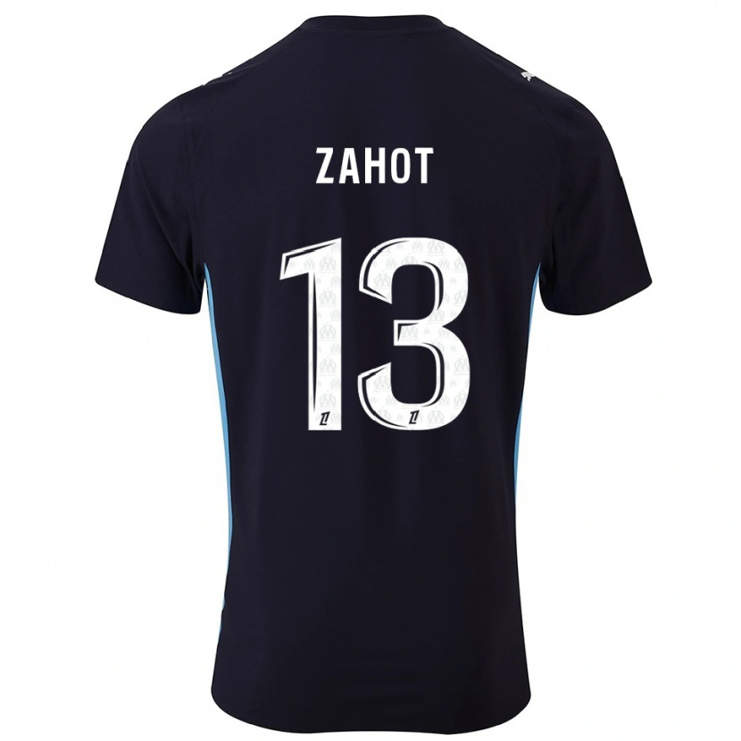 Danxen Hombre Camiseta Sarah Zahot #13 Negro Celeste 2ª Equipación 2025/26 La Camisa México