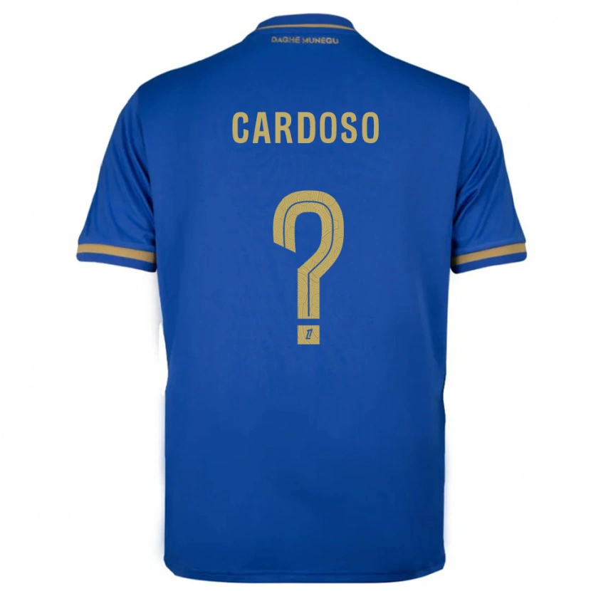 Danxen Hombre Camiseta Bruno Cardoso #0 Azul Oro 2ª Equipación 2025/26 La Camisa México