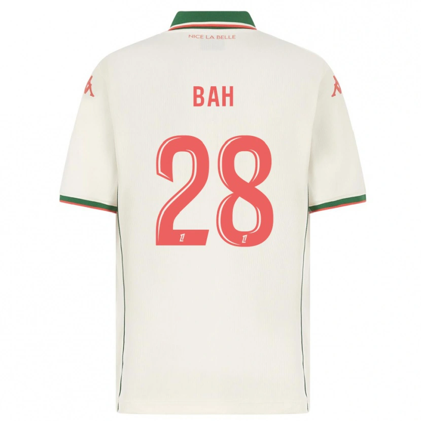 Danxen Hombre Camiseta Juma Bah #28 Blanco Verde 2ª Equipación 2025/26 La Camisa México