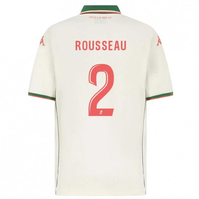 Danxen Hombre Camiseta Marina Rousseau #2 Blanco Verde 2ª Equipación 2025/26 La Camisa México