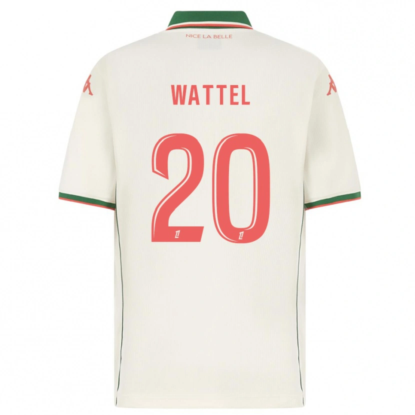 Danxen Hombre Camiseta Sami Wattel #20 Blanco Verde 2ª Equipación 2025/26 La Camisa México