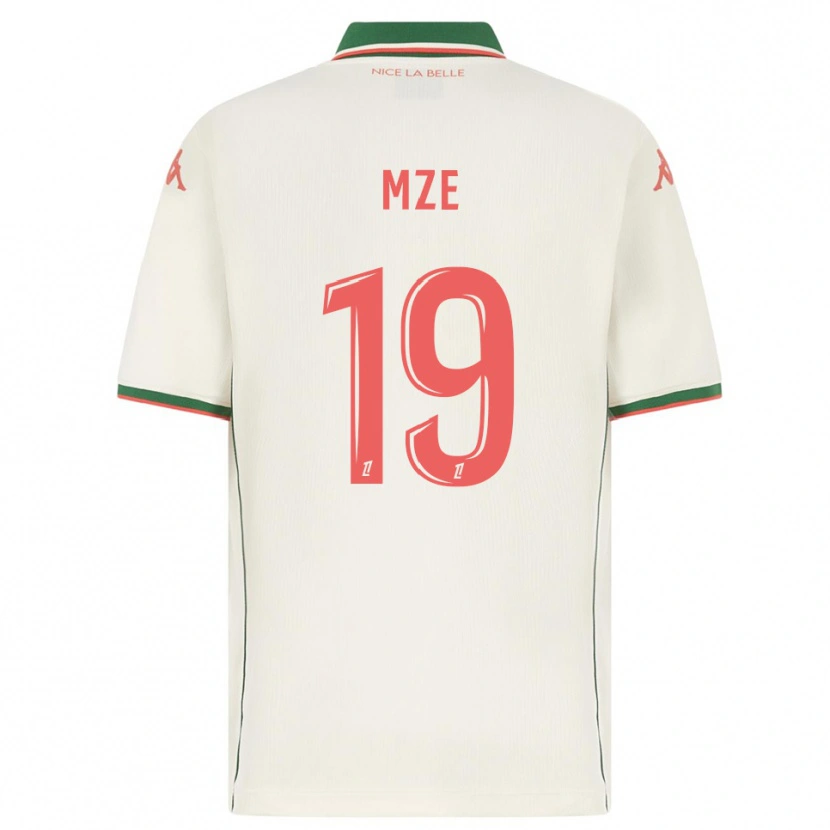 Danxen Hombre Camiseta Yrma Mze Issa #19 Blanco Verde 2ª Equipación 2025/26 La Camisa México