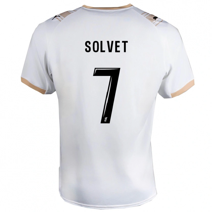 Danxen Hombre Camiseta Anddrys Solvet #7 Blanco Negro 2ª Equipación 2025/26 La Camisa México